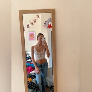 Shein Lace Floral Corset top